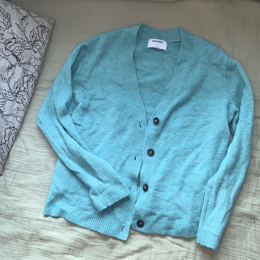 Teal Cardigan